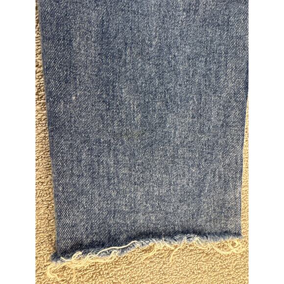 PACSUN Jeans High Rise Straight Button Fly Distressed Medium Wash Denim Size 25 - Picture 10 of 10